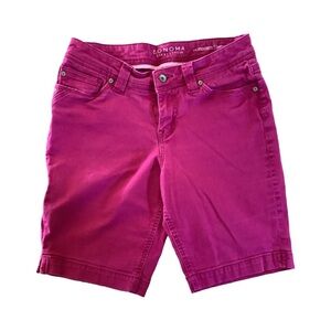 Sonoma Women's Pink Modern Fit Bermudas Size 4 Preloved